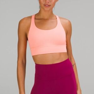 Lululemon Longline Sports Bra - Sunset
